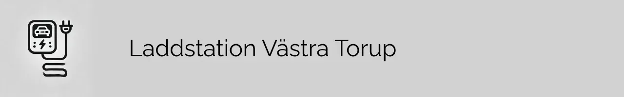 Laddstation Västra Torup